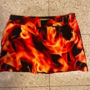 Flame Mini Skirt
